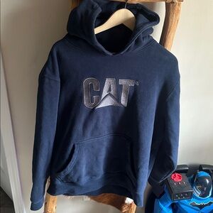 CAT Heavy Duty Navy Work wear Hoodie